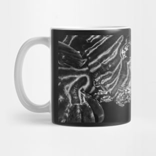 B&W Lion fish Mug